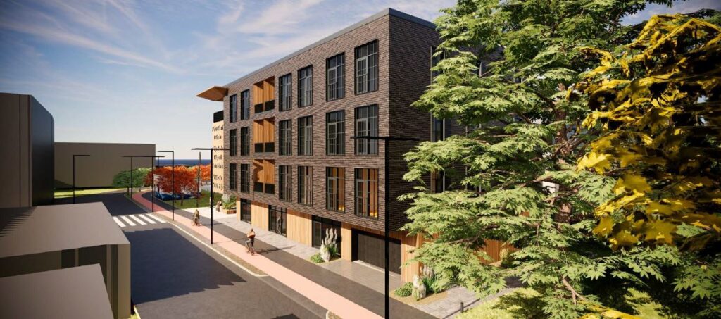 Marati Kvartal (Marati 4a/1, 4a/2) - Co-living, Food services, Multi apartment, Non-food store, Office center, Other commercial - visualization