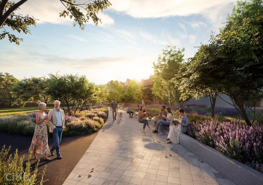 New Hanzas dārzs (Mihaila Tāla iela b/n) - Parks - vizualizācija