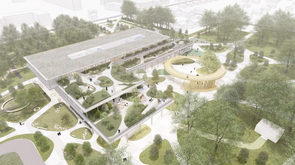 Kullo huvikeskus (Mustamäe tee 59) - Kultūras centrs, Bibliotēka, Cita institucionāla, Pamata vai vidējā izglītība - vizualizācija