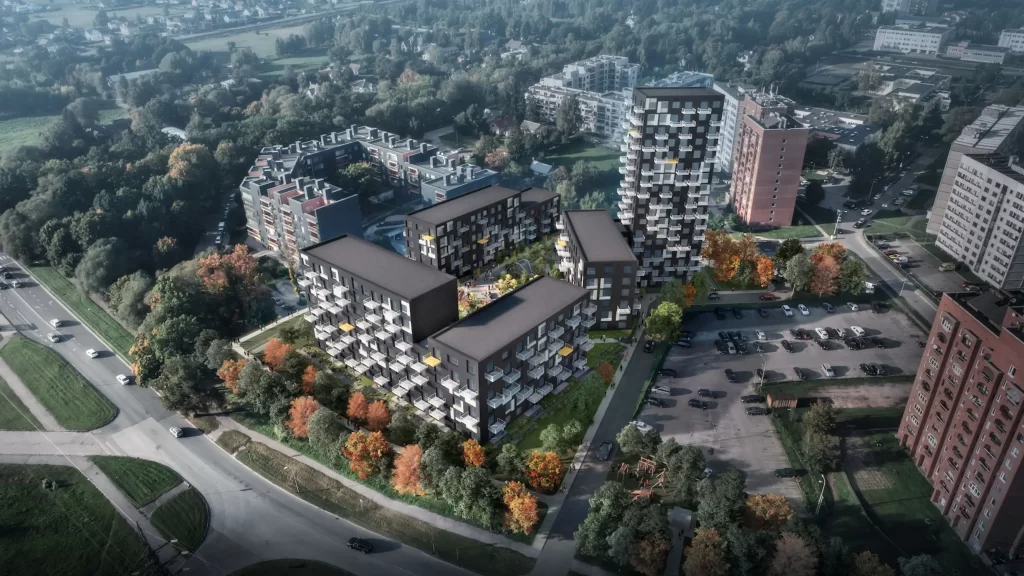 Dienvidu pakavs 3 (Ozolciema iela 4, Īslīces iela 16) - Daudzdzīvokļu nams - vizualizācija