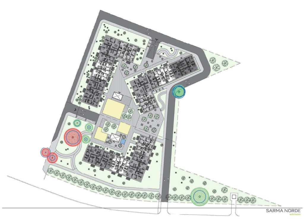 Dienvidu pakavs 3 (Ozolciema iela 4, Īslīces iela 16) - Daudzdzīvokļu nams - vizualizācija