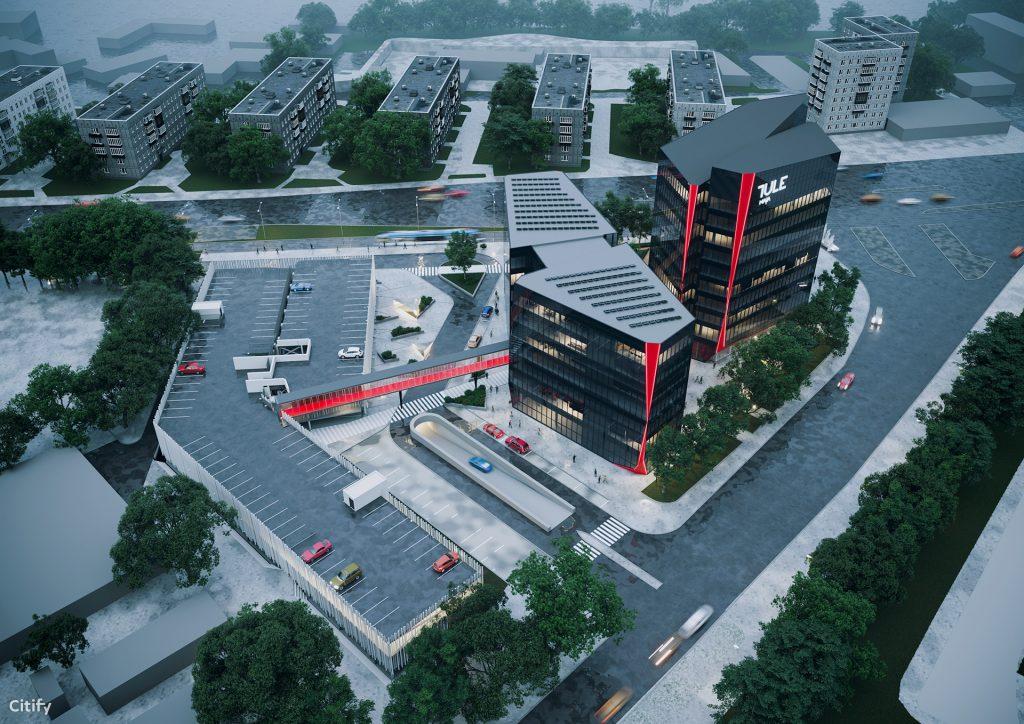 Tule Maja (Pae 2) - Biroju centrs, Autostāvvieta - vizualizācija