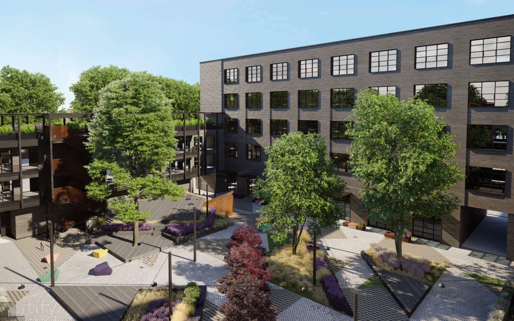 Grīziņdārzs - 1. kārta (Zemitāna iela 7, 9) - Äripark - visuaalne