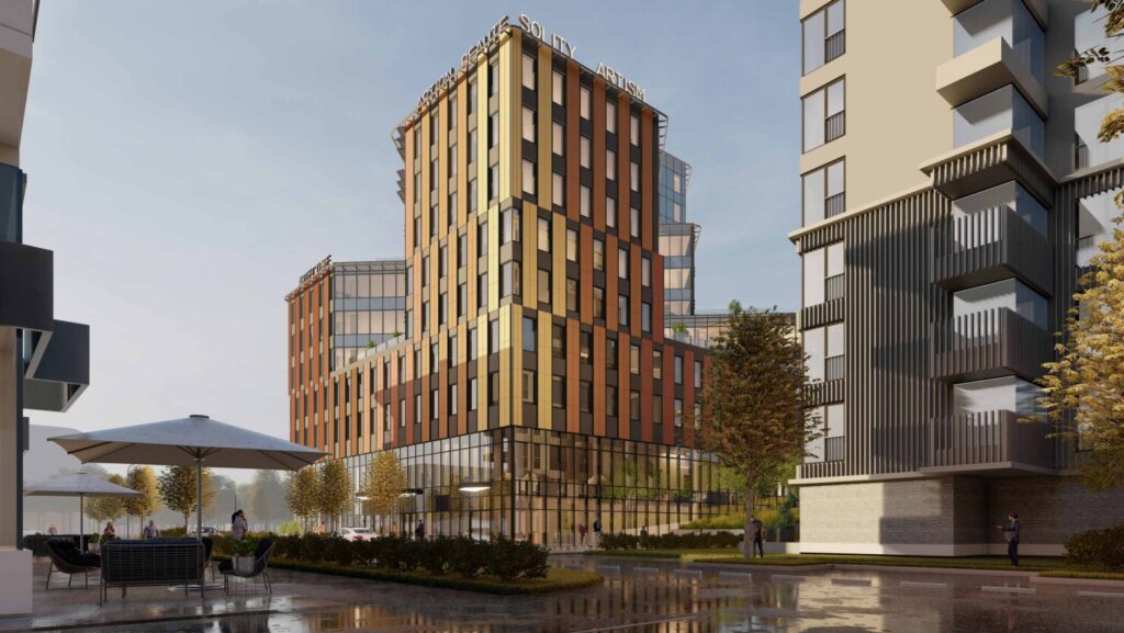 Uus-Veerenni (Pille 16) (Pille 16) - Food services, Non-food store, Office center, Other commercial - visualization