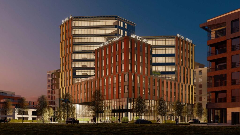 Uus-Veerenni (Pille 16) (Pille 16) - Food services, Non-food store, Office center, Other commercial - visualization