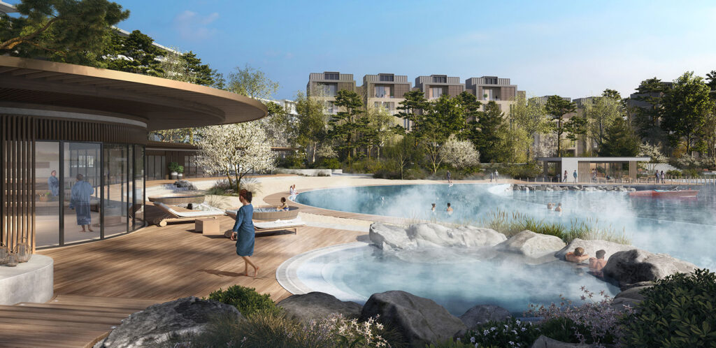 Riga Waterfront (Andrejostas iela) - Multi apartment, Office center, Waterside - visualization