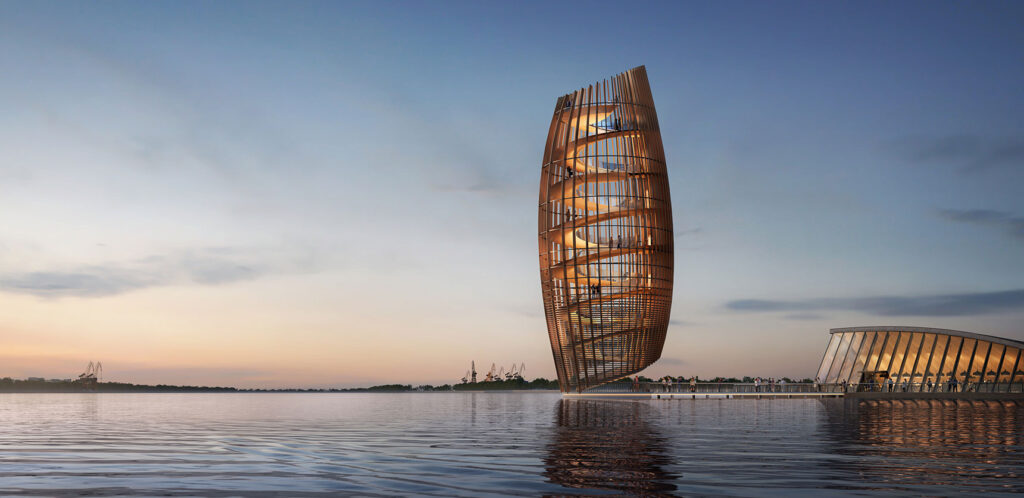 Riga Waterfront (Andrejostas iela) - Multi apartment, Office center, Waterside - visualization