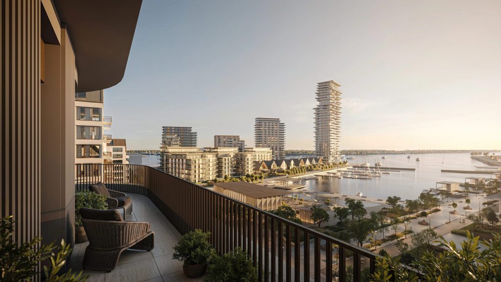 Riga Waterfront (Andrejostas iela) - Multi apartment, Office center, Waterside - visualization