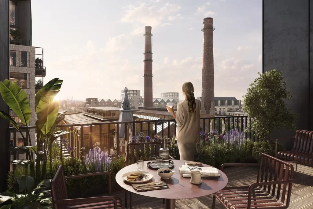 Riga Waterfront (Andrejostas iela) - Multi apartment, Office center, Waterside - visualization