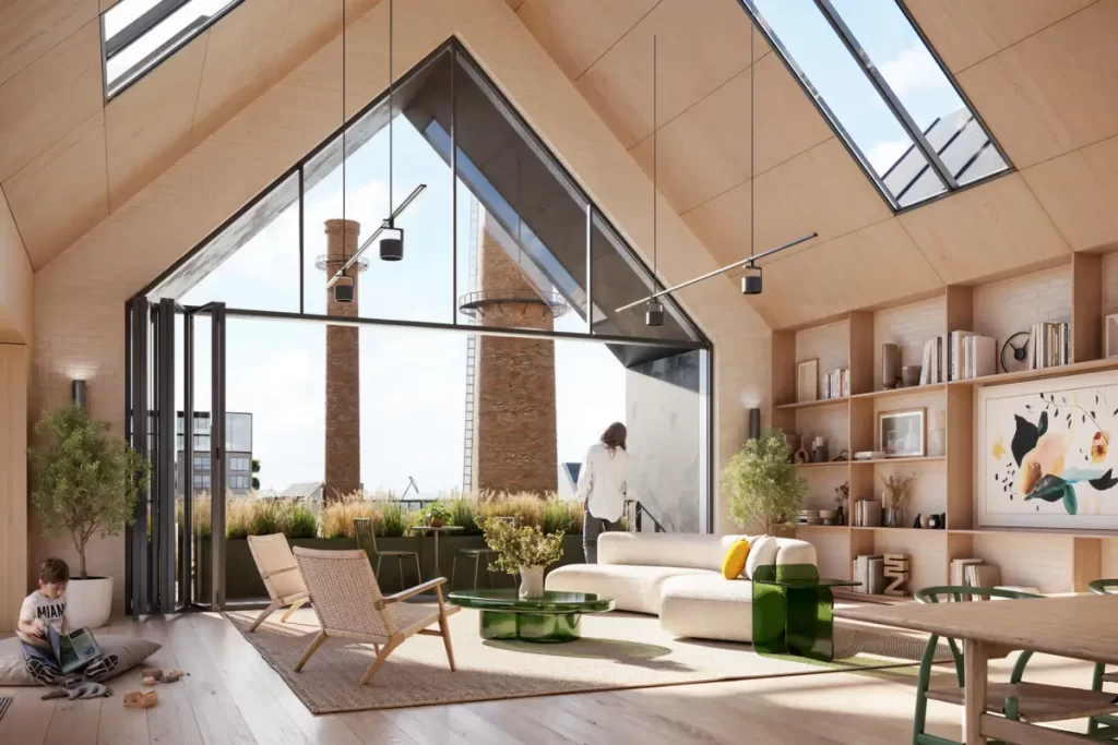 Riga Waterfront (Andrejostas iela) - Multi apartment, Office center, Waterside - visualization