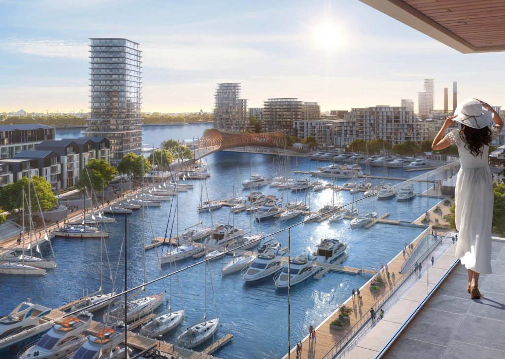 Riga Waterfront (Andrejostas iela) - Multi apartment, Office center, Waterside - visualization