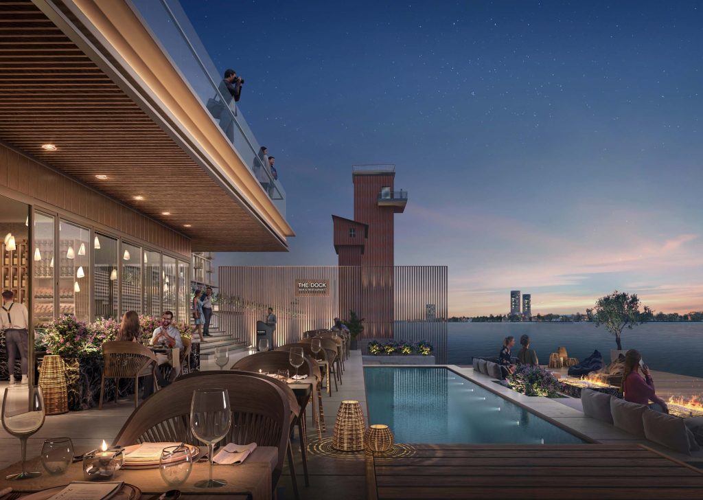 Riga Waterfront (Andrejostas iela) - Multi apartment, Office center, Waterside - visualization