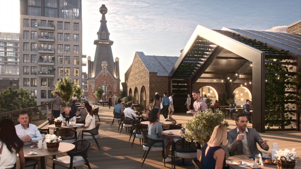 Riga Waterfront (Andrejostas iela) - Multi apartment, Office center, Waterside - visualization