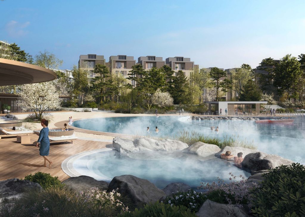 Riga Waterfront (Andrejostas iela) - Multi apartment, Office center, Waterside - visualization