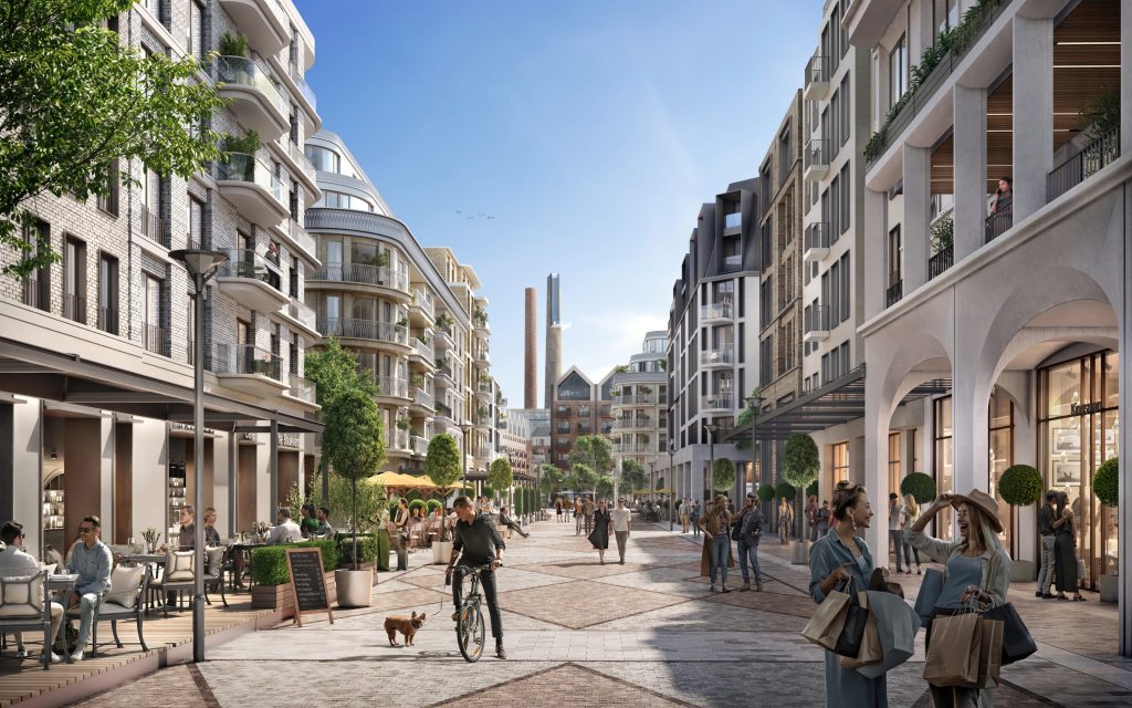 Riga Waterfront (Andrejostas iela) - Multi apartment, Office center, Waterside - visualization