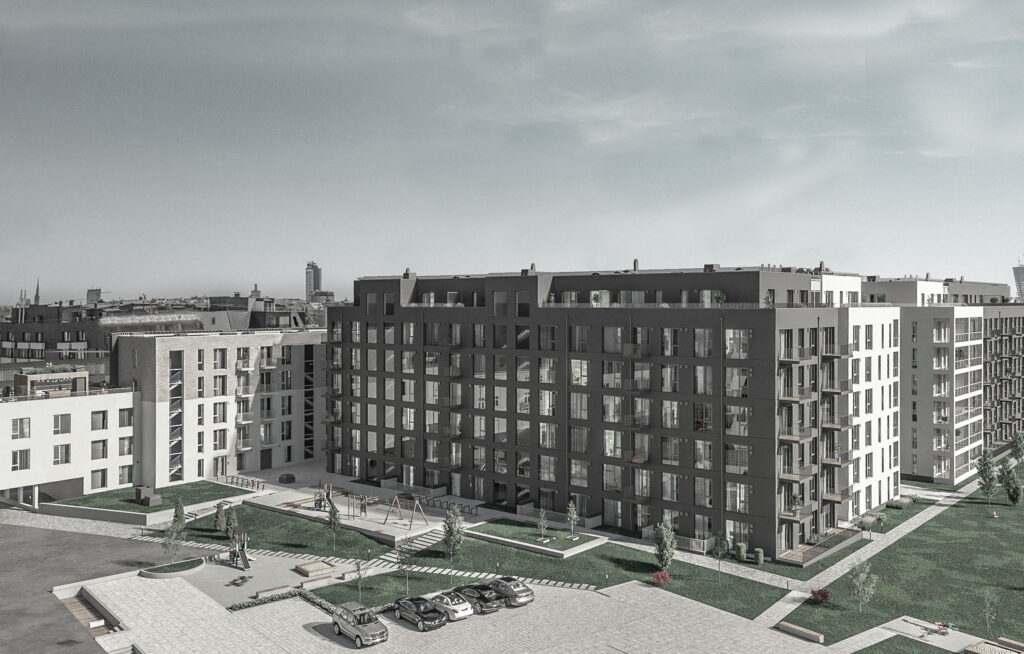 Viesturdārzs - 3. kārta (Rūpniecības iela 33) - Multi apartment - visualization