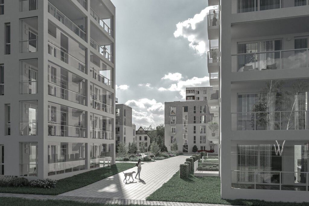 Viesturdārzs - 3. kārta (Rūpniecības iela 33) - Multi apartment - visualization