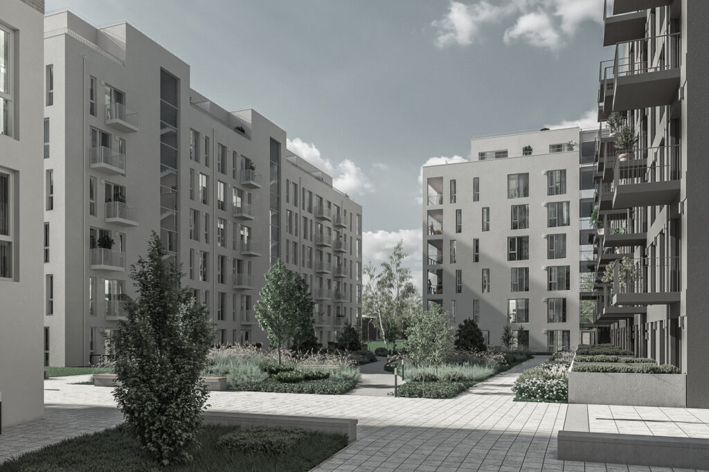 Viesturdārzs - 3. kārta (Rūpniecības iela 33) - Multi apartment - visualization