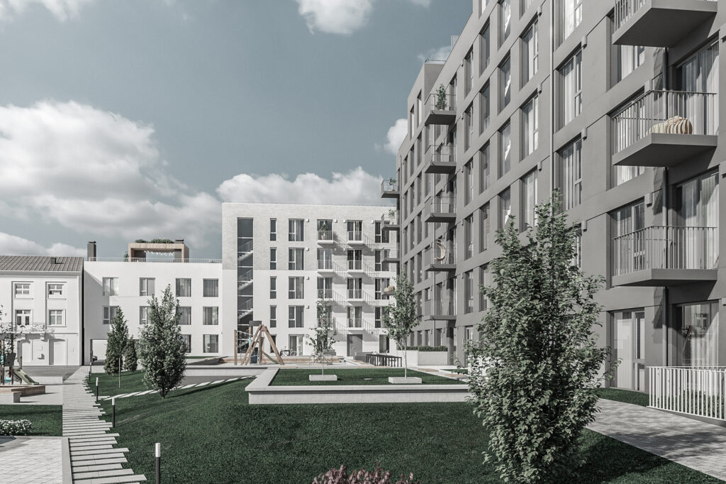 Viesturdārzs - 3. kārta (Rūpniecības iela 33) - Multi apartment - visualization