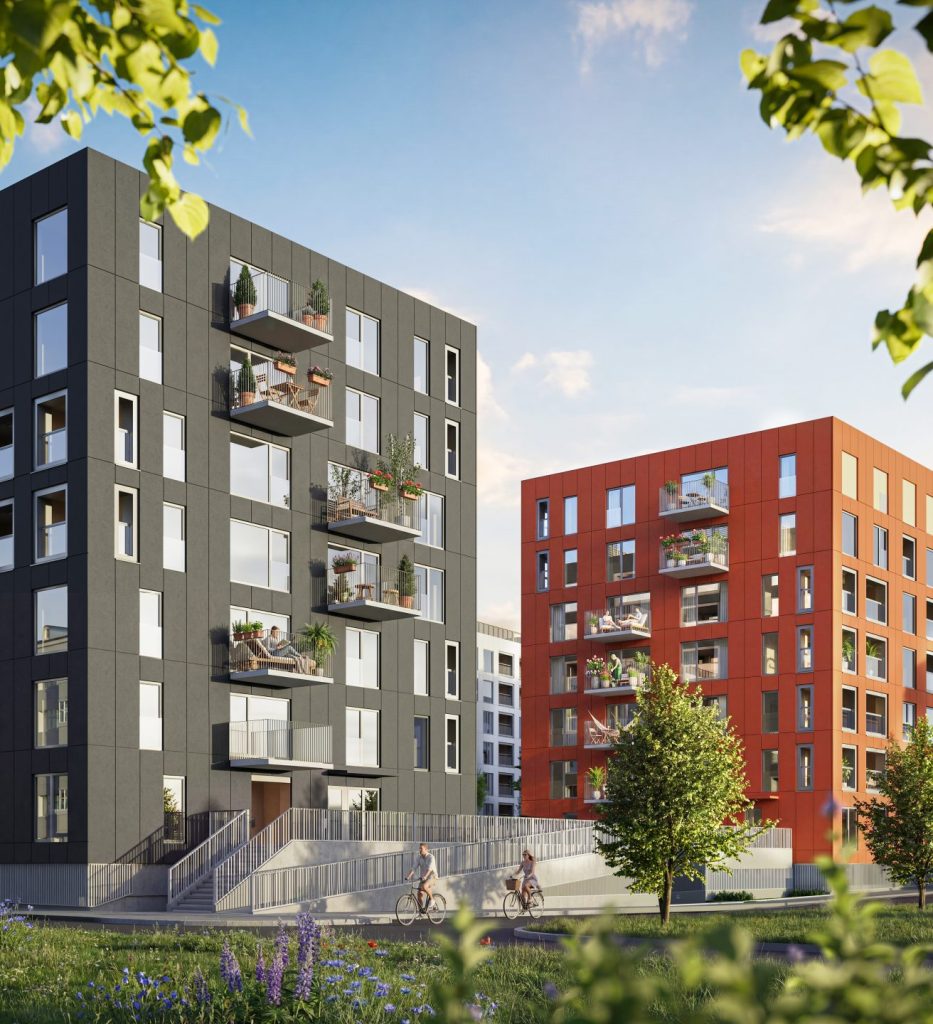 Musketäri Majad (Rivi 8 / Sammu 7 / Seebi 22a, 22b / Talli 1) - Co-living, Multi apartment - visualization