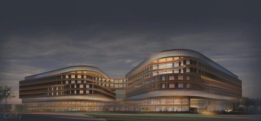 CITY Link (Sporta iela 21) - Büroohoone, Raudteejaam - visuaalne