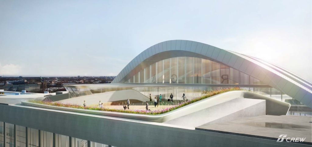 Rīgas Centrālās dzelzceļa stacijas pārbūve (Stacijas laukums 2) - Train station - visualization