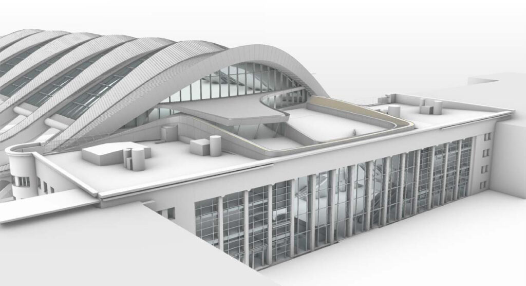 Rīgas Centrālās dzelzceļa stacijas pārbūve (Stacijas laukums 2) - Train station - visualization