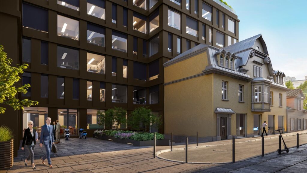 Kawe City (Tatari 1) - Office center - visualization