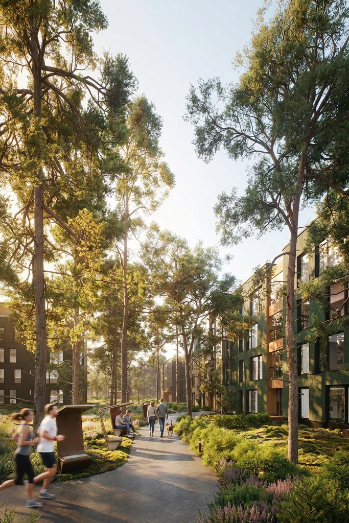 Tuisumetsa (Tuisu 21 / Tervise 2, 2a, 4) - Multi apartment, Non-food store, Other commercial - visualization