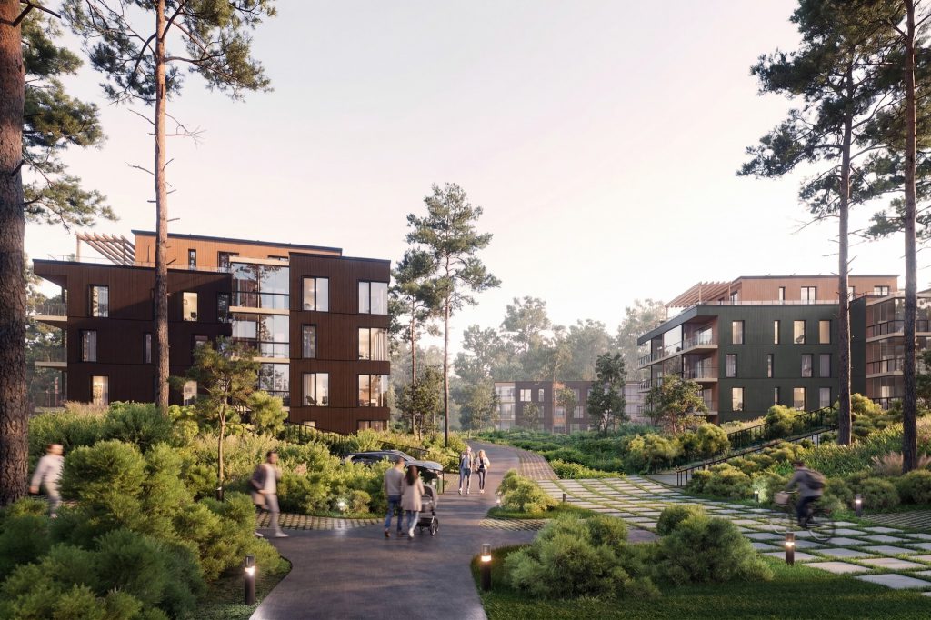 Tuisumetsa (Tuisu 21 / Tervise 2, 2a, 4) - Multi apartment, Non-food store, Other commercial - visualization