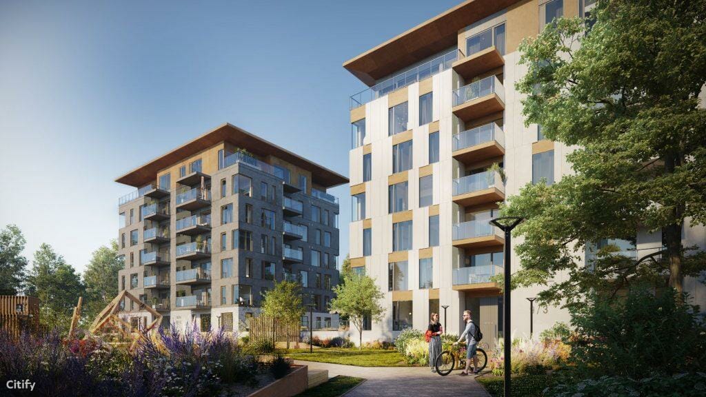 Türi Kvartal (Türi 9/1, 9/2) (Türi 9/1, 9/2) - Multi apartment - visualization