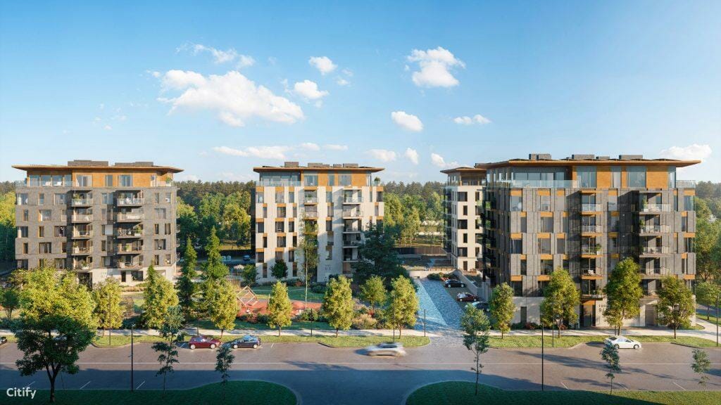 Türi Kvartal (Türi 9/1, 9/2) (Türi 9/1, 9/2) - Multi apartment - visualization