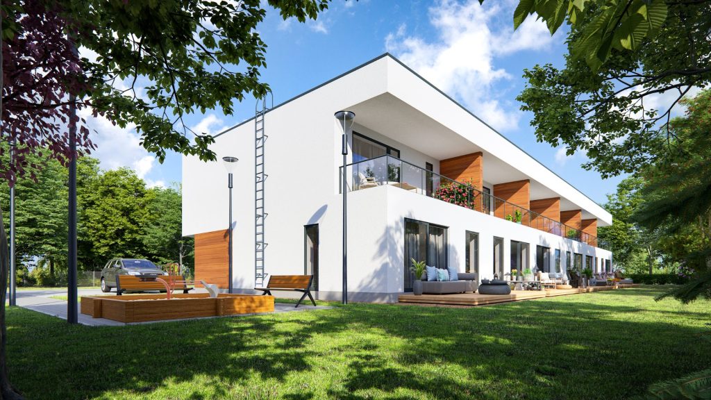 Tüve 47 (Tüve 47) - Row housing - visualization