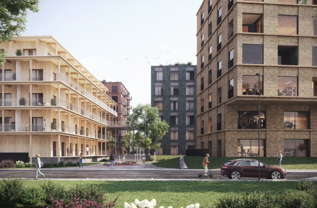 Lielirbes iela 7 (Lielirbes iela 7, Ventspils iela 63A, 63D) - Multi apartment, Office center - visualization