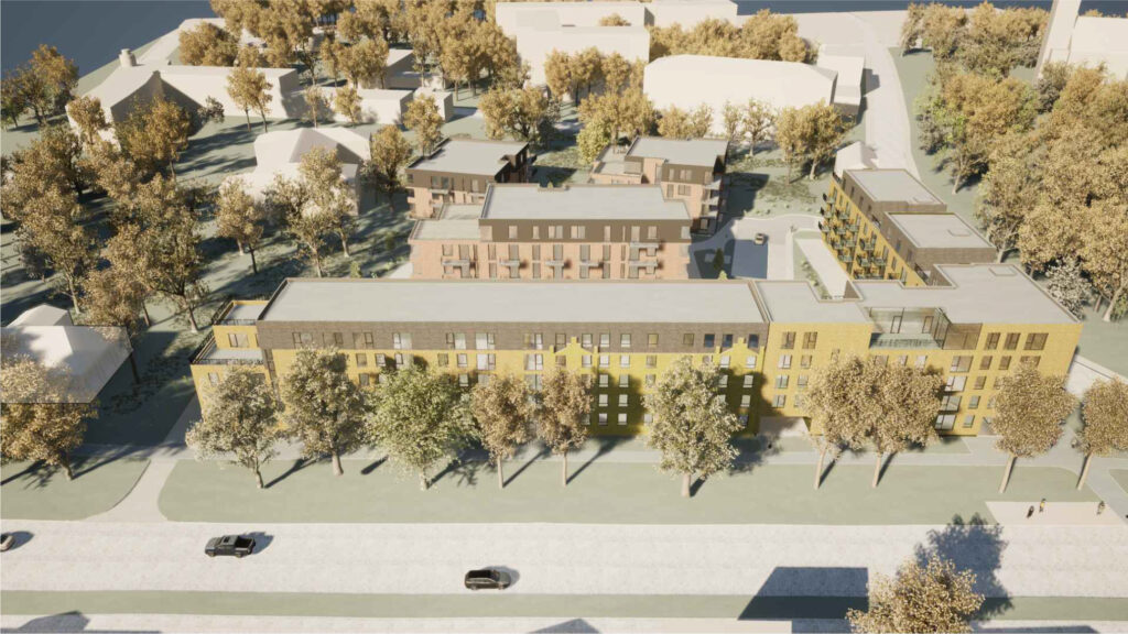 Tekstiliana - 3. kārta (Vienības gatve 21A) - Daugiabutis - vizualizacija