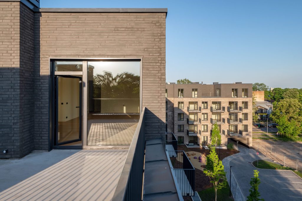 Tekstiliana - 1. kārta (Torņakalna iela 2) - Korterelamu - visuaalne