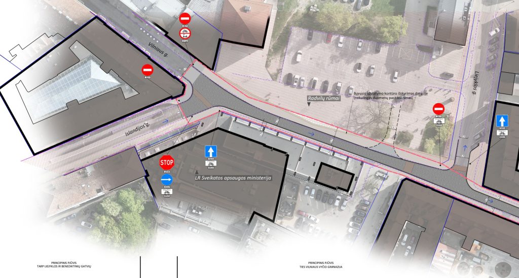 Vilniaus g. nuo Islandijos g. iki Vokiečių g. rekonstrukcija (Vilniaus g.) - Iela - vizualizācija