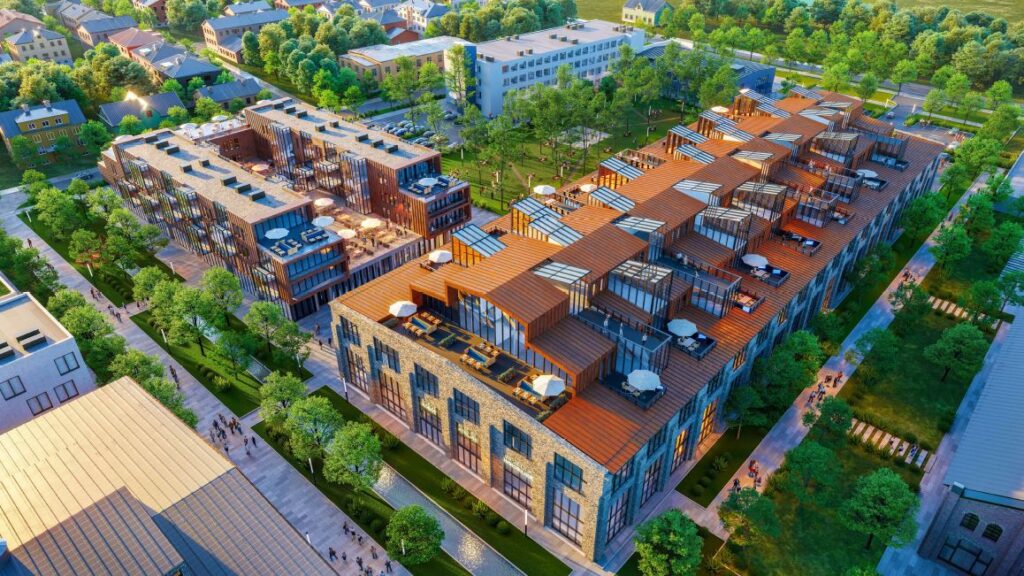 Kopli 68a (Kopli 68a) - Food services, Multi apartment, Non-food store, Office center - visualization