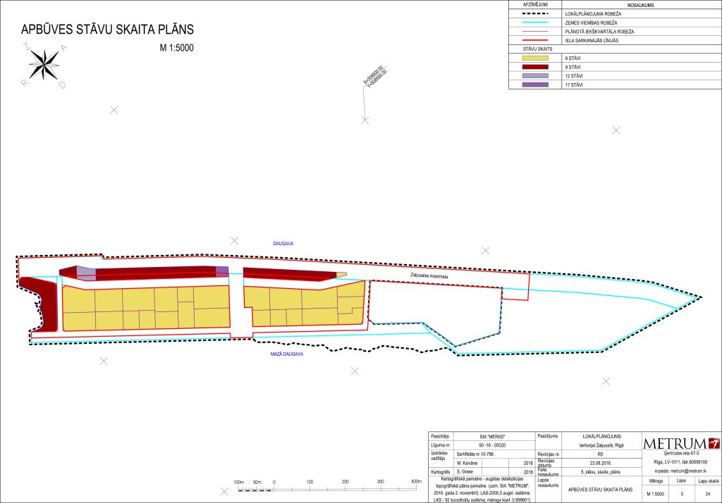 Merks Zaķusala (Zaķusalas krastmala) - Daugiabutis, Verslo centras - vizualizacija