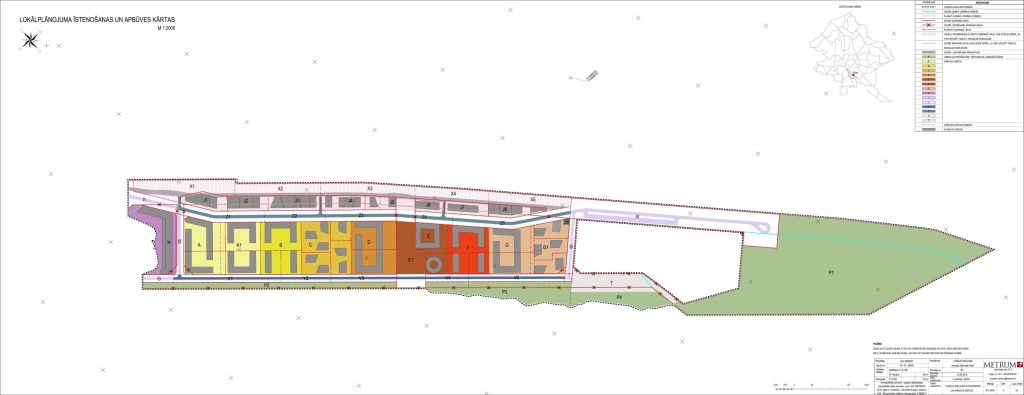 Merks Zaķusala (Zaķusalas krastmala) - Daugiabutis, Verslo centras - vizualizacija