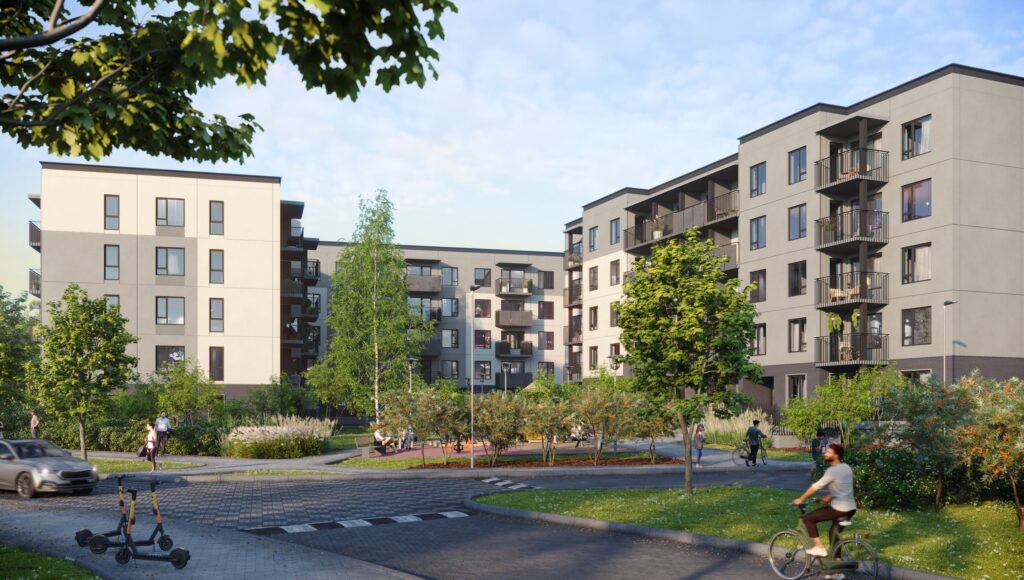 Mārpagalmi II (Zemaišu iela 15) - Daudzdzīvokļu nams - vizualizācija