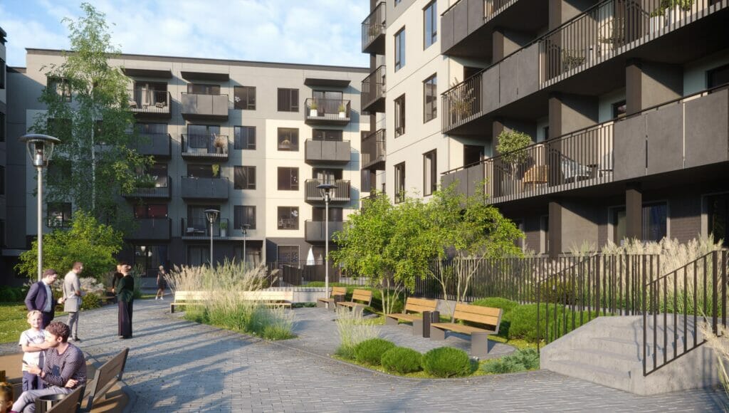 Mārpagalmi II (Zemaišu iela 15) - Daudzdzīvokļu nams - vizualizācija