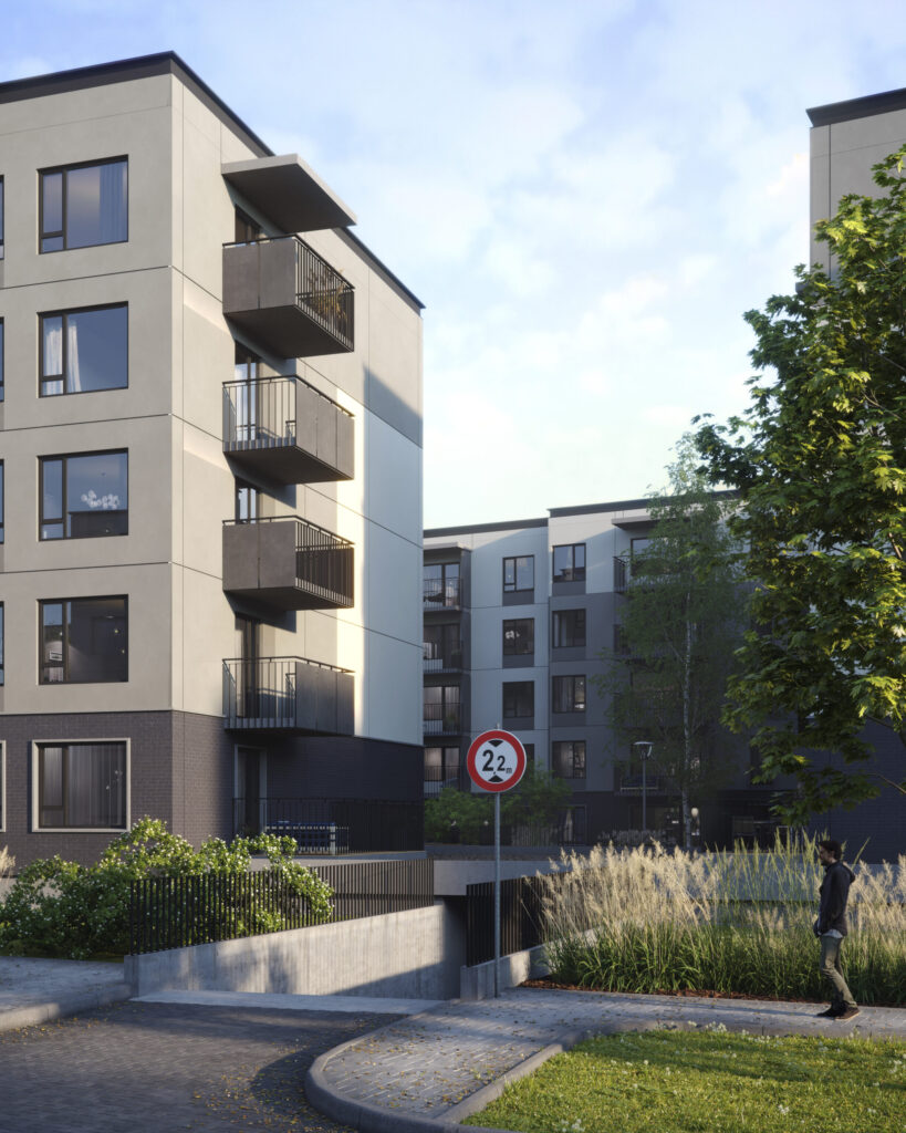 Mārpagalmi I (Zemaišu iela 11) - Daugiabutis - vizualizacija