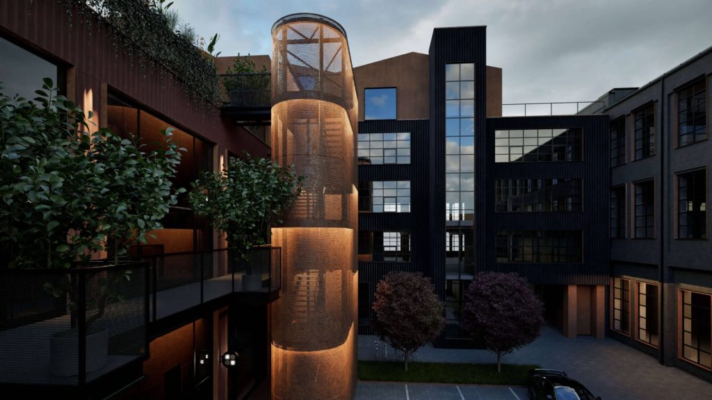 Grīziņdārzs - 3. kārta (Zemitāna iela 9 k-5) - Verslo parkas - vizualizacija