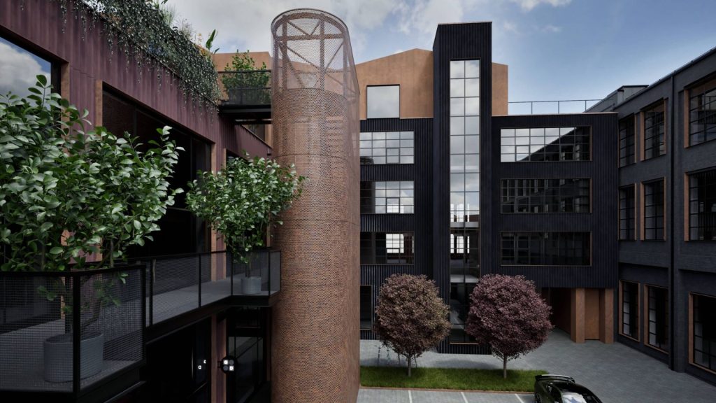 Grīziņdārzs - 3. kārta (Zemitāna iela 9 k-5) - Verslo parkas - vizualizacija