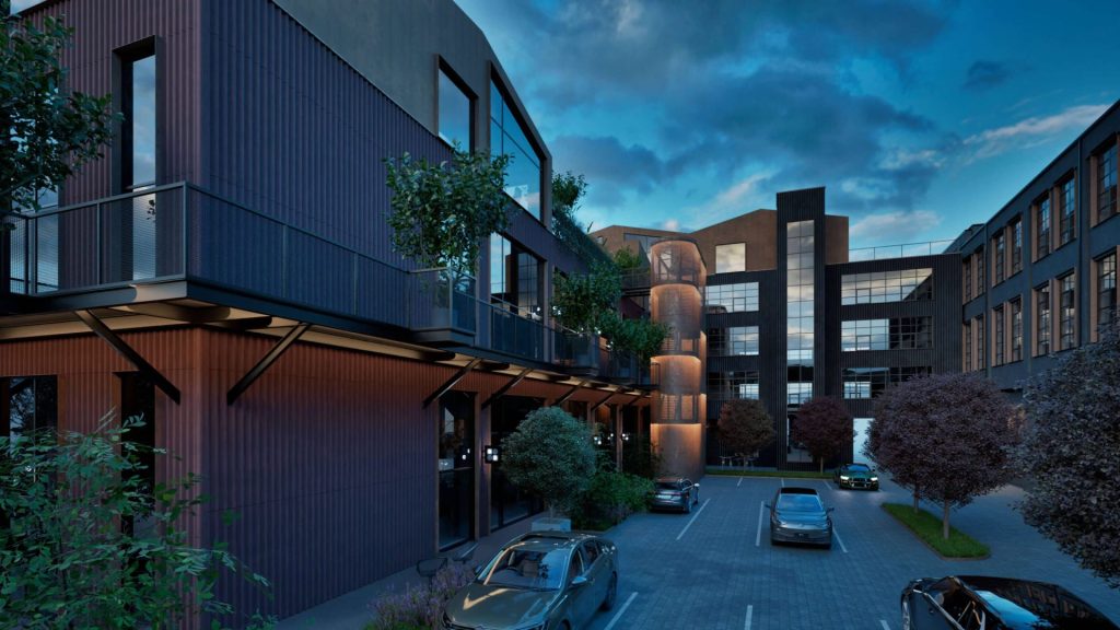 Grīziņdārzs - 3. kārta (Zemitāna iela 9 k-5) - Verslo parkas - vizualizacija