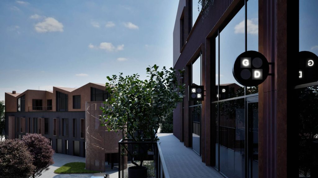 Grīziņdārzs - 3. kārta (Zemitāna iela 9 k-5) - Verslo parkas - vizualizacija