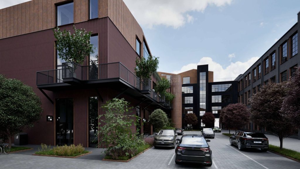 Grīziņdārzs - 3. kārta (Zemitāna iela 9 k-5) - Verslo parkas - vizualizacija