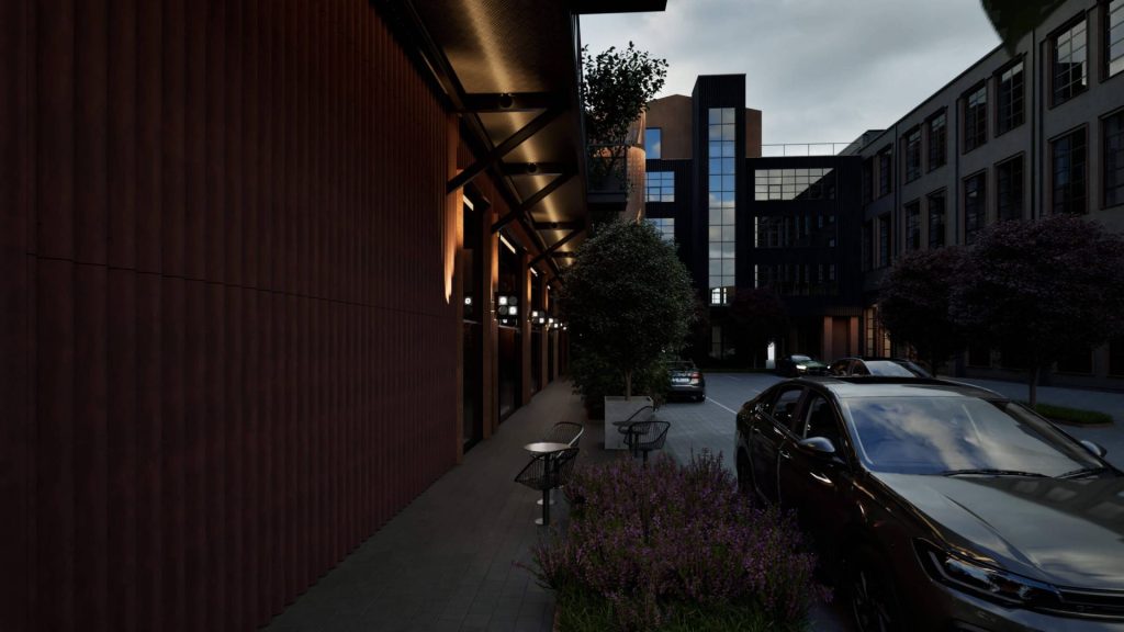 Grīziņdārzs - 3. kārta (Zemitāna iela 9 k-5) - Verslo parkas - vizualizacija