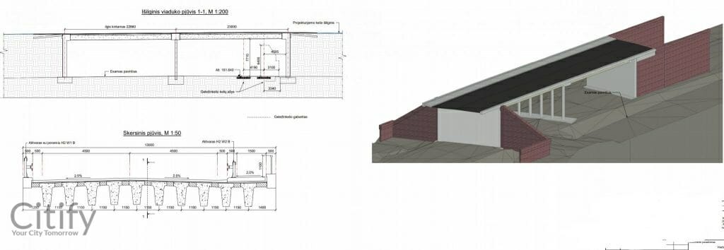 A15 ir 106 sankirtos rekonstrukcija (Liepkalnio g.) - Kelias - vizualizacija
